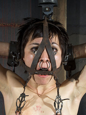 Tight Short Haired Asian Slave Girl Mei Mara In Restraints Gets Her Small Nipples Tortured