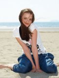 Amelie Femjoy Enjoys In Posing Outdoors In The Garden, But On The Beach As Well