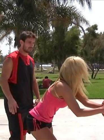 Man Plays Basketball With Two Busty Sluts Brooke Haven And Phoenix Marie Then Bangs Them Indoors