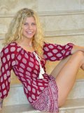 One Of A Kind Blonde Angel Addison Belgium Is Spreading Her Legs Wide And Posing.