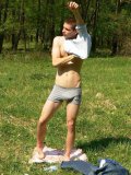 It???s A Bright Sunny Day That Allows Horny Dude Kamas Bfcollection Strip And Masturbate Alfresc
