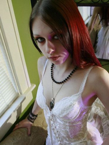 Liz Vicious Looks Innocent In Her White Nightie But She Is A Slut Who Loves Sucking Thick Cocks.