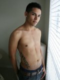 Cute Latin Guy Damien Strips And Demonstrates The Seducing Nude Body With Tattoos